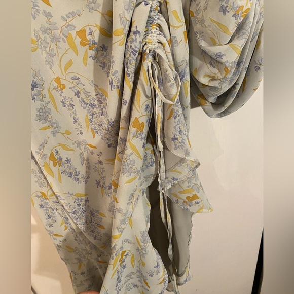 Long Sleeve asymmetrical o.p.t dress. - Picture 6 of 7